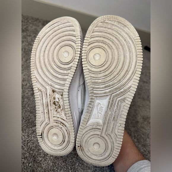 Custom Nike Air Force 1 White with Red Rose Embroidery - Picture 5 of 10